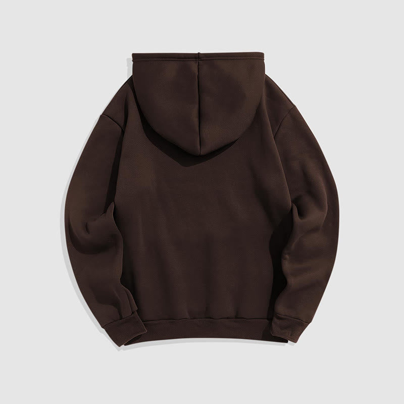 Sweat à capuche en polyester doublé polaire Buddha Stones Always Be Kind