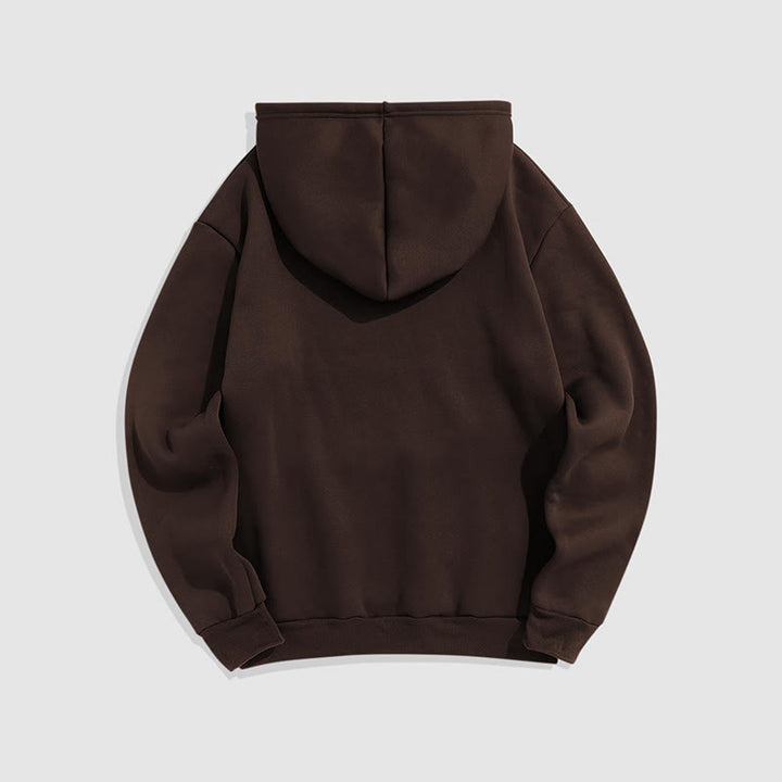 Sweat à capuche en polyester doublé polaire Buddha Stones Always Be Kind