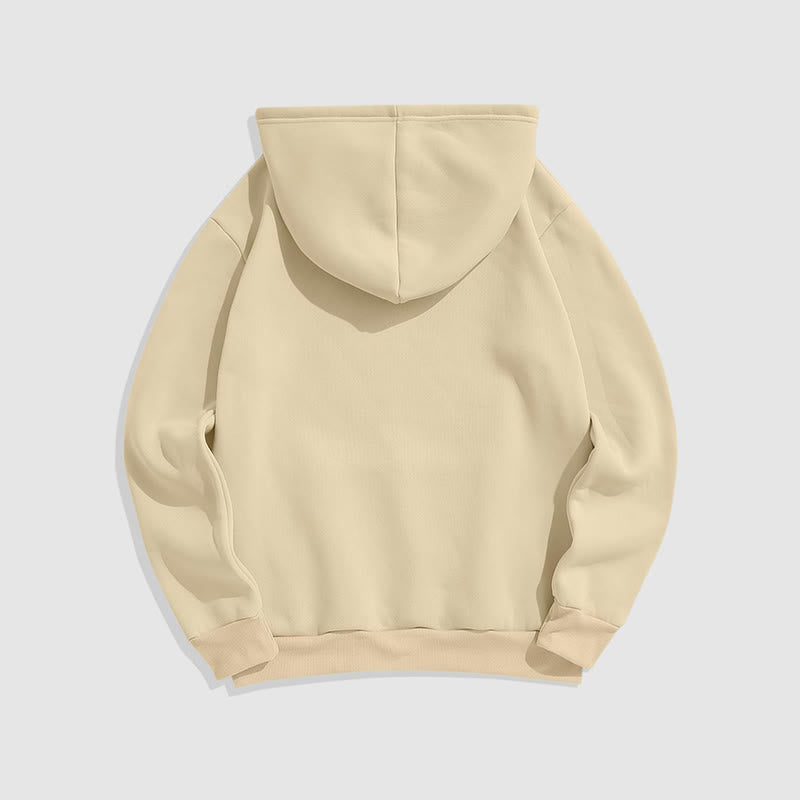 Sweat à capuche en polyester doublé polaire Buddha Stones Every Little Thing Is Gonna Be Alright
