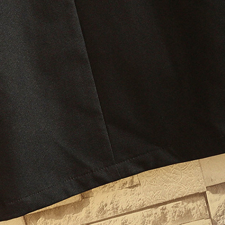 Veste en coton décontractée à boutons de grenouille pour homme avec broderie de dragon et de phénix - image 7