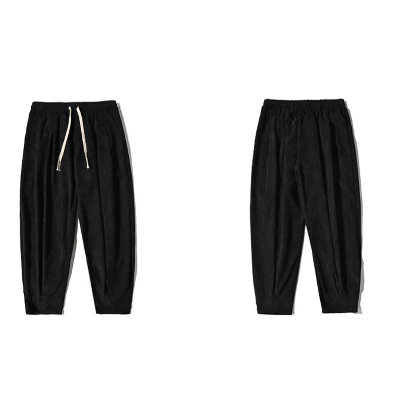 Pantalon décontracté en coton uni avec poches pour homme Buddha Stones - image 8