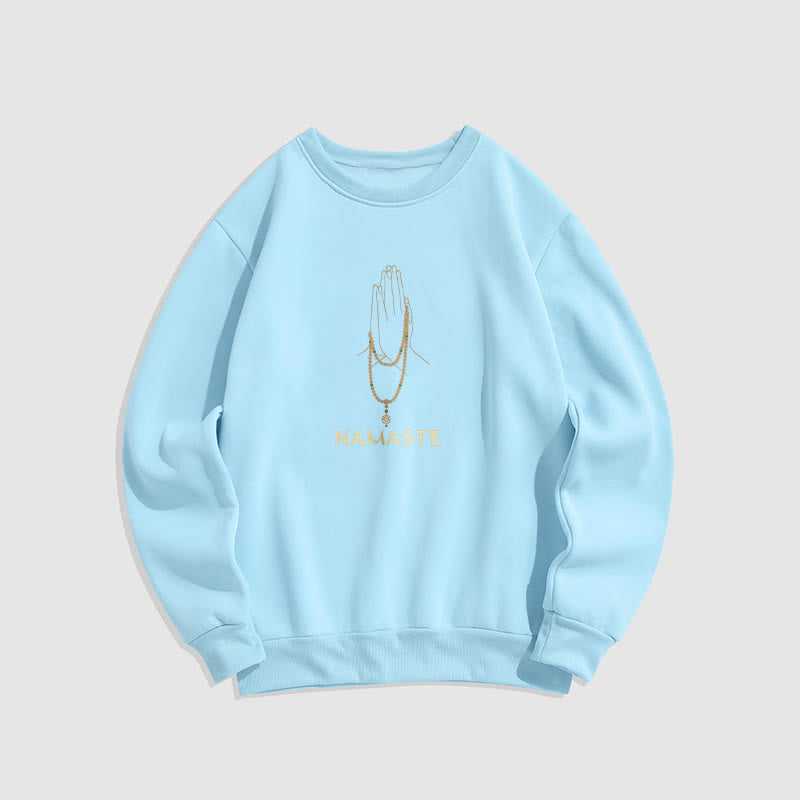 Sweat-shirt doublé polaire Buddha Stones NAMASTE