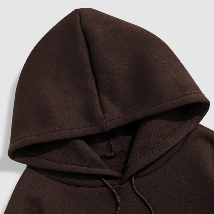 Sweat à capuche en polyester doublé polaire Buddha Stones RELAX