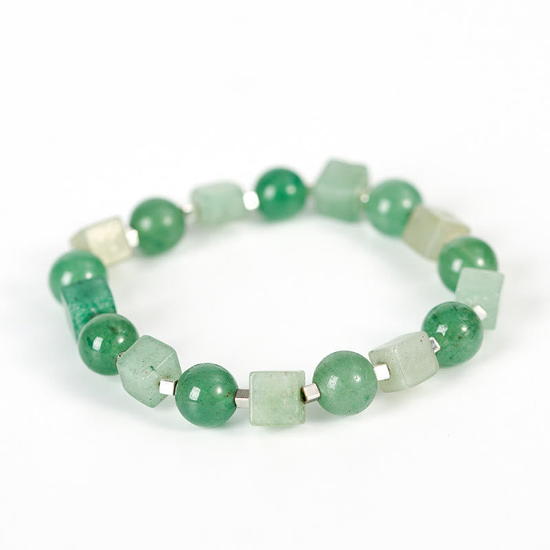 Bracelet de purification en obsidienne noire avec divers cristaux et Buddha Stones