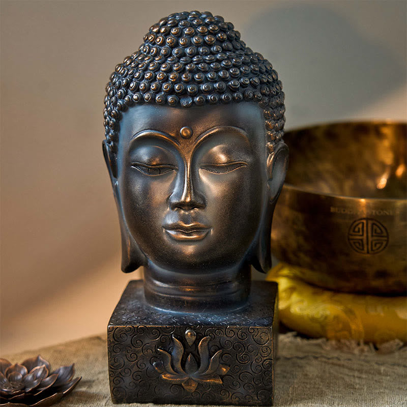 Buddha Stones Décoration de méditation de bénédiction de Bouddha tibétain - image 2