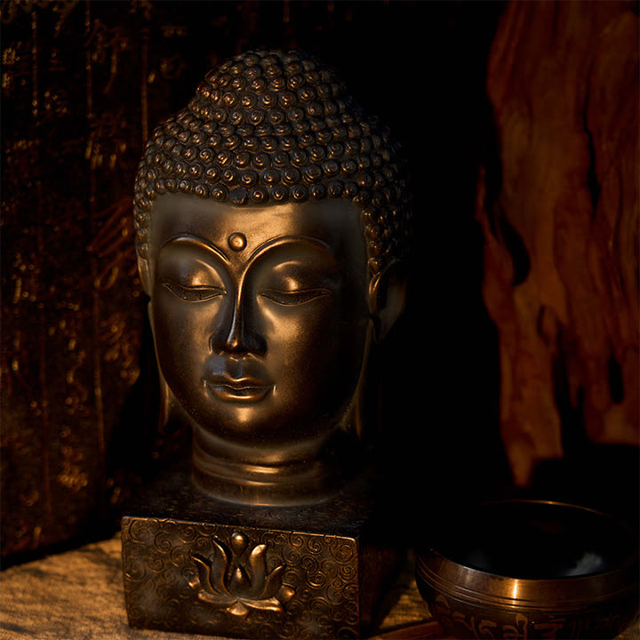 Buddha Stones Décoration de méditation de bénédiction de Bouddha tibétain - image 5