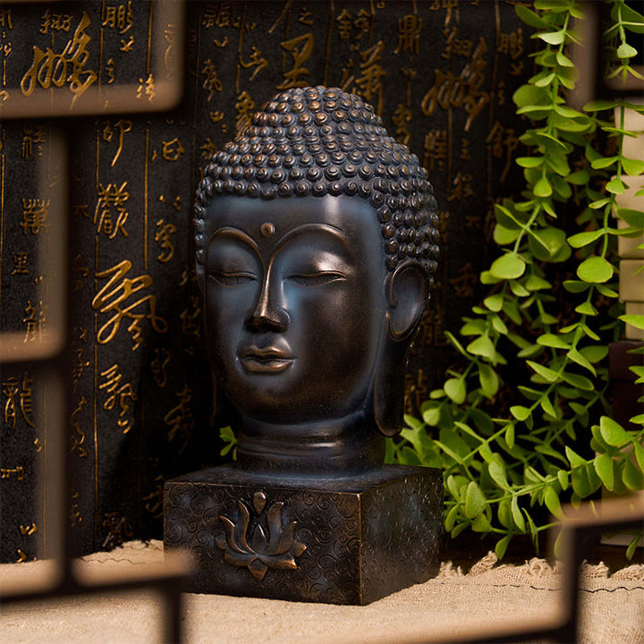 Buddha Stones Décoration de méditation de bénédiction de Bouddha tibétain - image 1