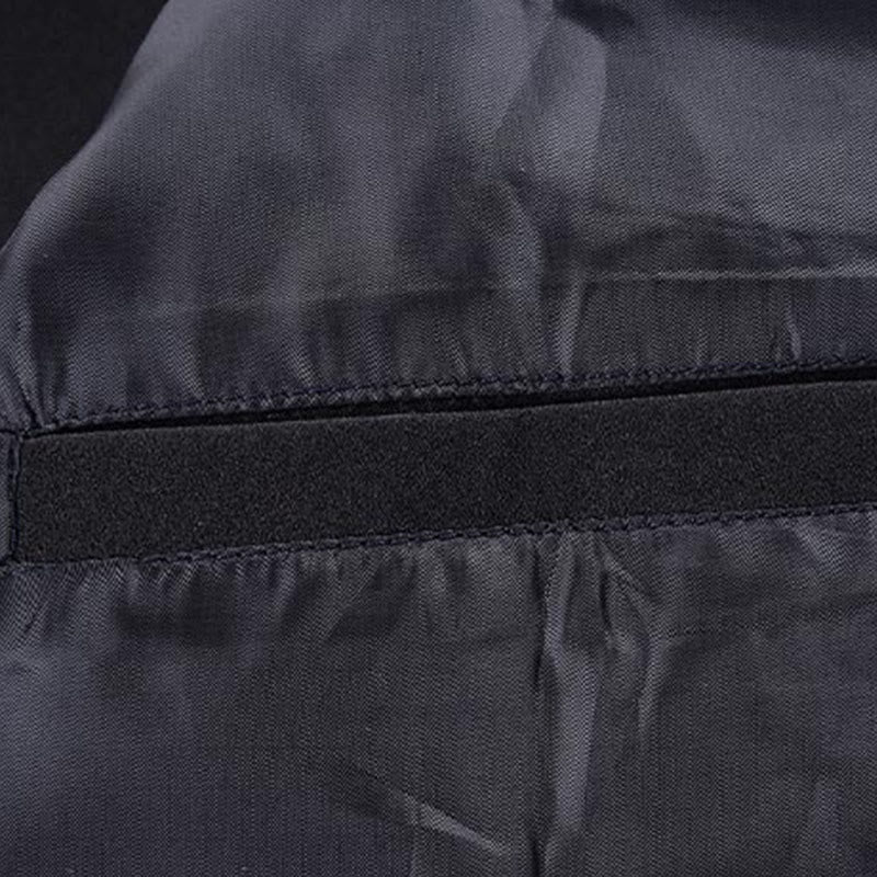 Veste en polyester pour homme avec broderie de dragon et Buddha Stones , bouton de grenouille, vêtements avec poches