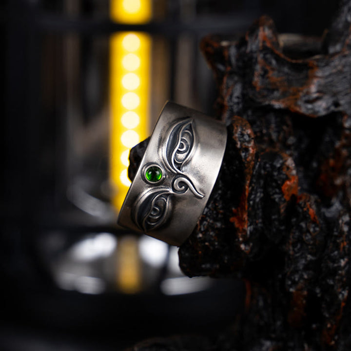 Bague ajustable calme Bodhisattva Tara en argent sterling 925 Buddha Stones - image 8