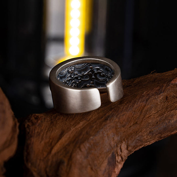 Bague ajustable calme Bodhisattva Tara en argent sterling 925 Buddha Stones - image 4