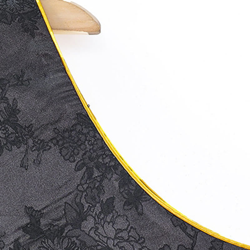 Gilet double face avec broderie vintage Buddha Stones et motif de fleur de prunier - image 9