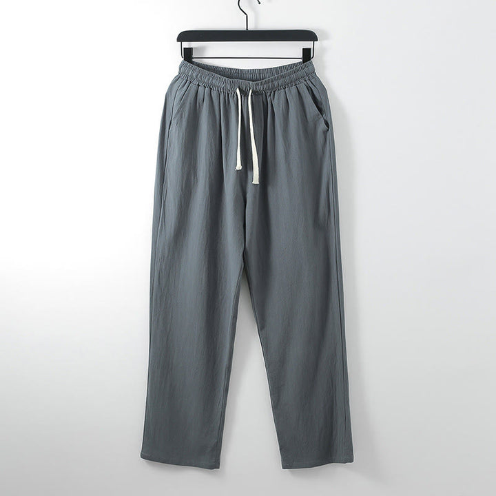 Ensemble de vêtements pour hommes en coton avec Buddha Stones, haut et pantalon Hanfu - image 2