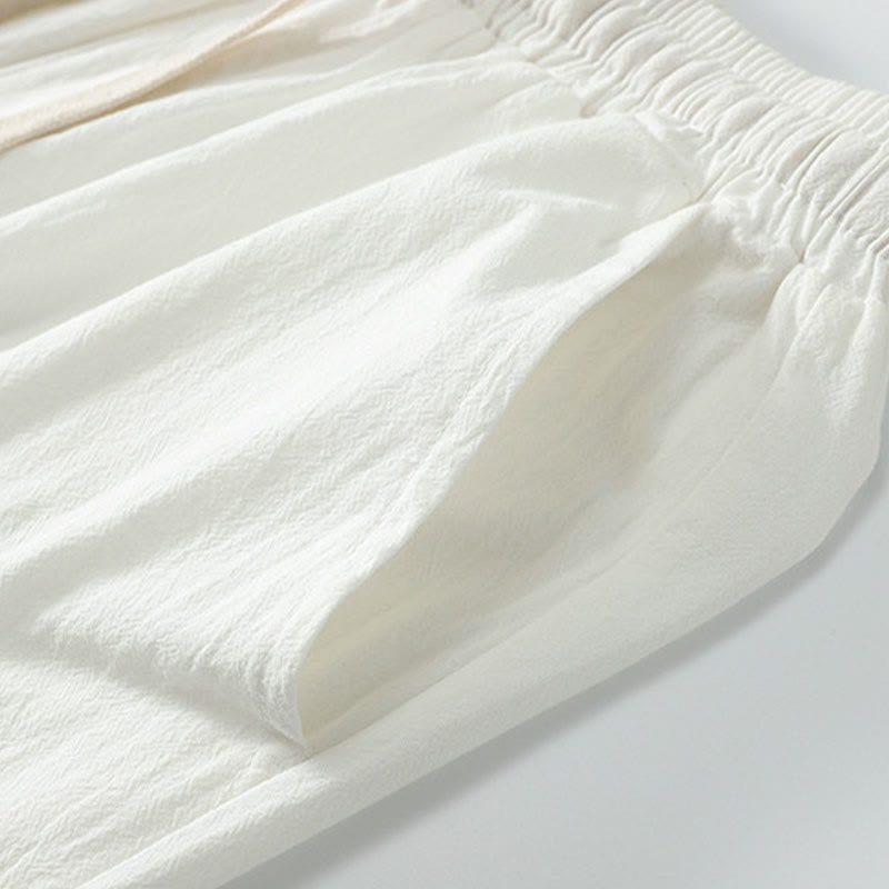 Ensemble de vêtements pour hommes en coton avec Buddha Stones, haut et pantalon Hanfu - image 21