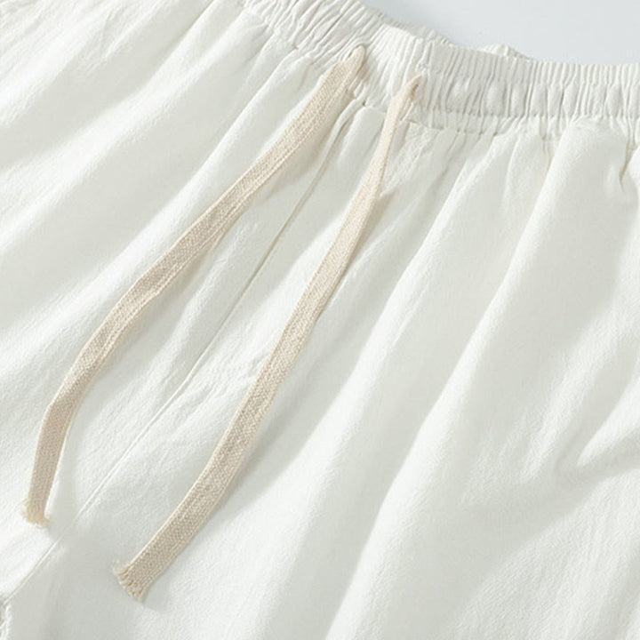 Ensemble de vêtements pour hommes en coton avec Buddha Stones, haut et pantalon Hanfu - image 23