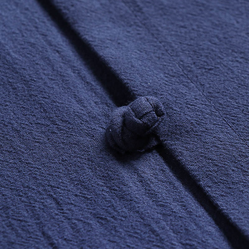 Ensemble haut et pantalon en coton à manches trois-quarts et short bouffant court Buddha Stones pour homme - image 13