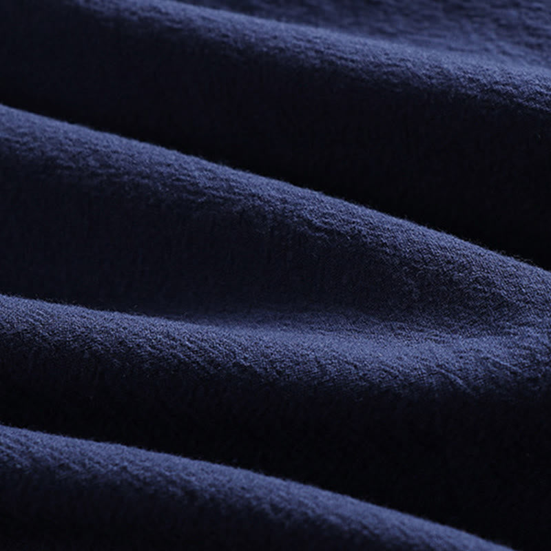 Ensemble haut et pantalon en coton à manches trois-quarts et short bouffant court Buddha Stones pour homme - image 14