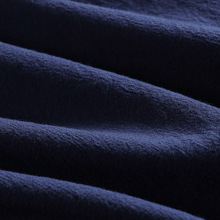 Ensemble haut et pantalon en coton à manches trois-quarts et short bouffant court Buddha Stones pour homme - image 14