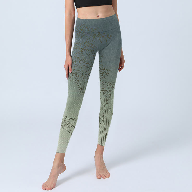 Leggings de sport à imprimé Buddha Stones Pantalon de yoga pour femme - image 6