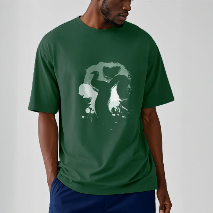 T-shirt en coton avec Buddha Stones et OM Swan - image 10