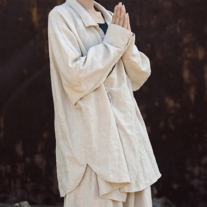 Vêtements en coton ramie pour la méditation Buddha Stones