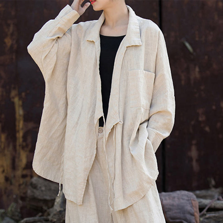 Vêtements en coton ramie pour la méditation Buddha Stones - image 12