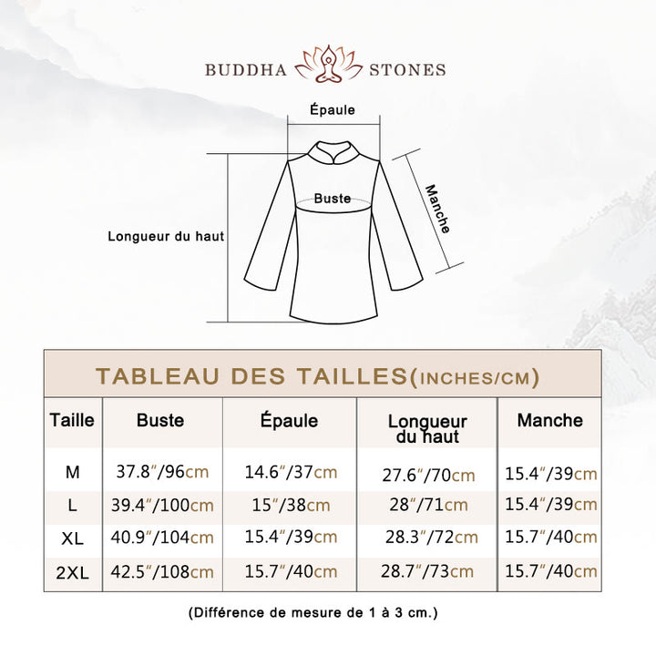 Ensemble de vêtements pour femme Tai Chi Méditation Prière Zen Spirituel Matin Pratique - image 5