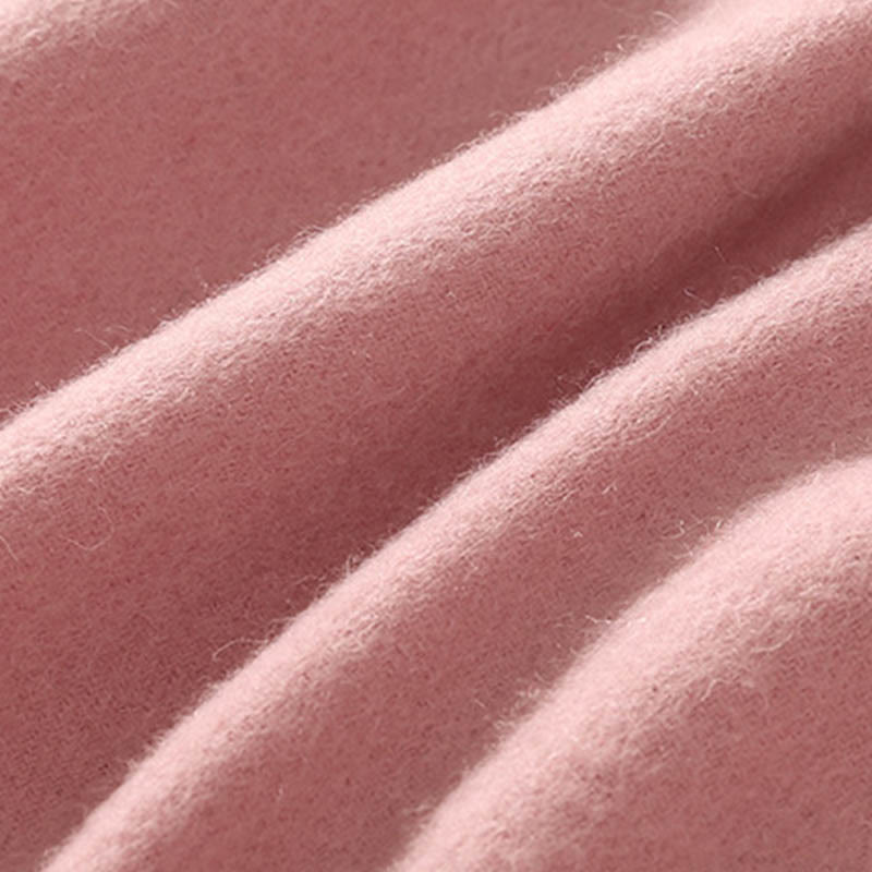 Châle en laine avec Buddha Stones, fleurs, feuilles, broderie, pompon, écharpe de voyage confortable pour l'hiver