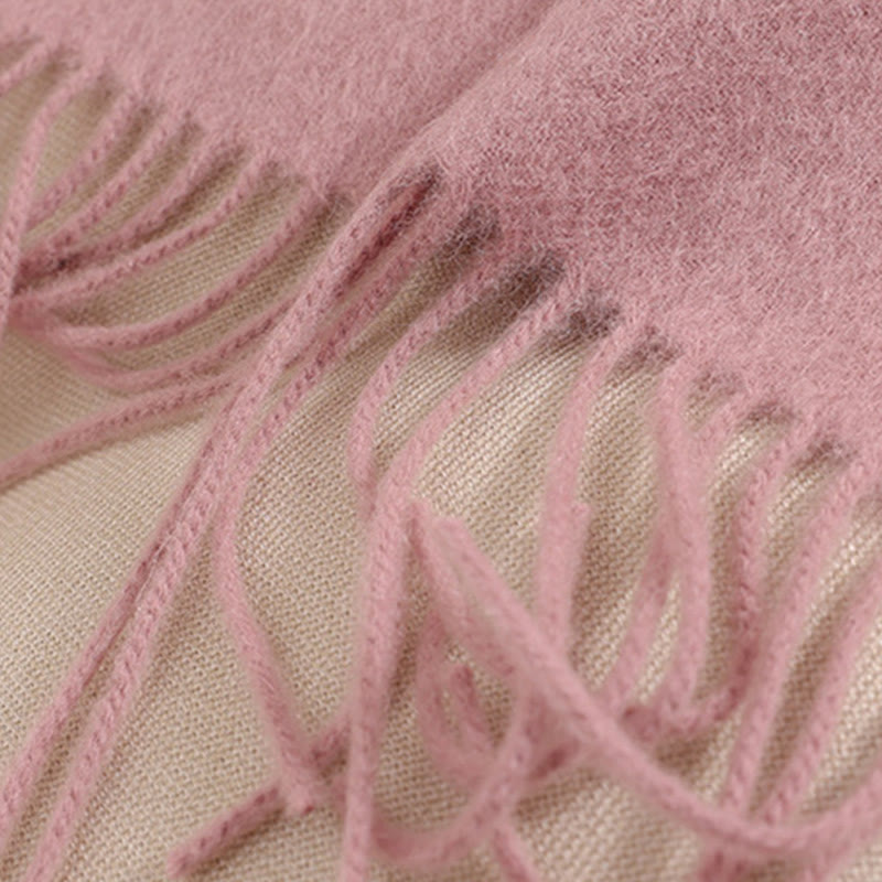 Châle en laine avec Buddha Stones, grande fleur, paillettes, broderie, pompon, écharpe de voyage confortable pour l'hiver - image 11