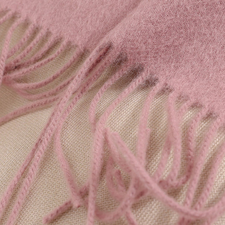 Châle en laine avec Buddha Stones, grande fleur, paillettes, broderie, pompon, écharpe de voyage confortable pour l'hiver - image 11