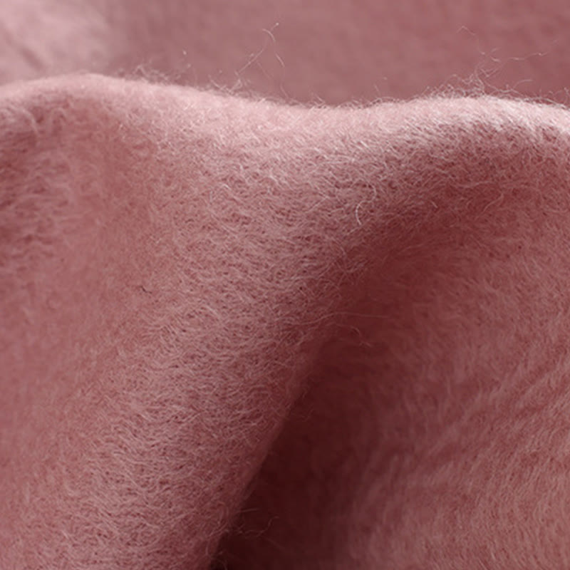 Châle en laine avec Buddha Stones, grande fleur, paillettes, broderie, pompon, écharpe de voyage confortable pour l'hiver - image 9