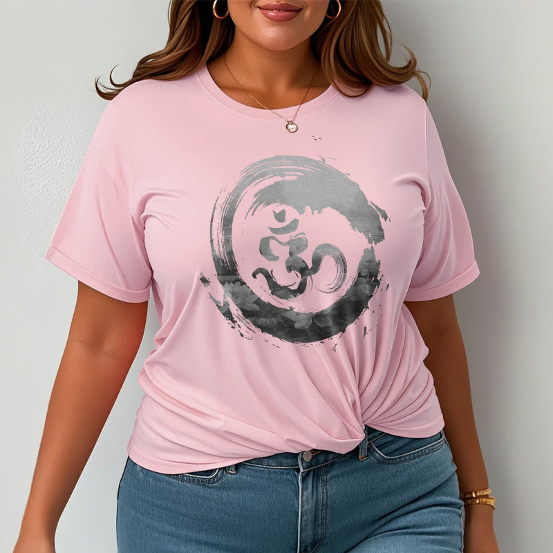 T-shirt en coton avec Buddha Stones Om Lotus - image 17