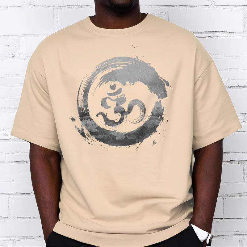 T-shirt en coton avec Buddha Stones Om Lotus - image 12