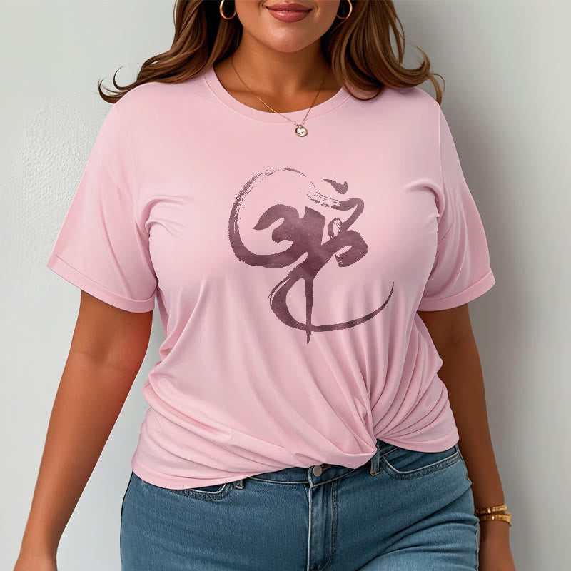 T-shirt en coton avec motif Buddha Stones Om - image 17