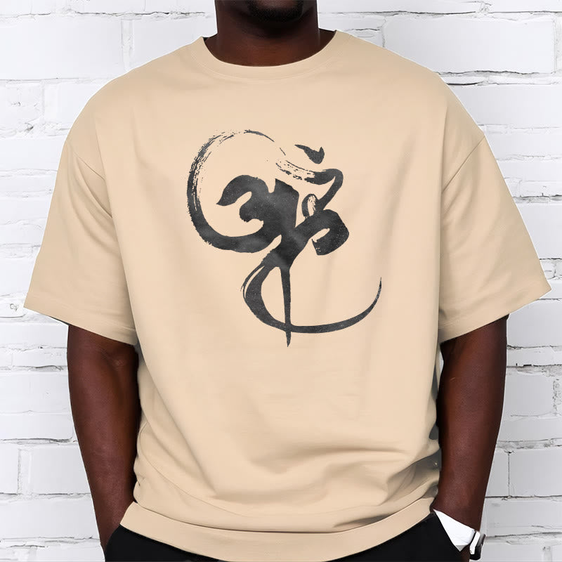 T-shirt en coton avec motif Buddha Stones Om - image 13