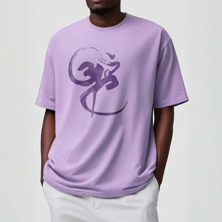 T-shirt en coton avec motif Buddha Stones Om - image 15