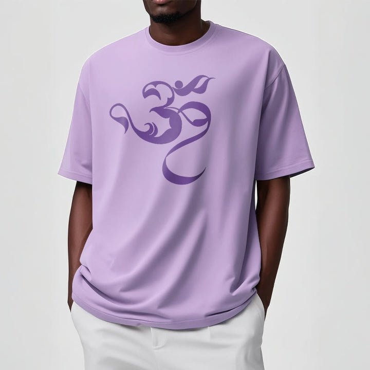 T-shirt en coton avec motif de Buddha Stones Om - image 14