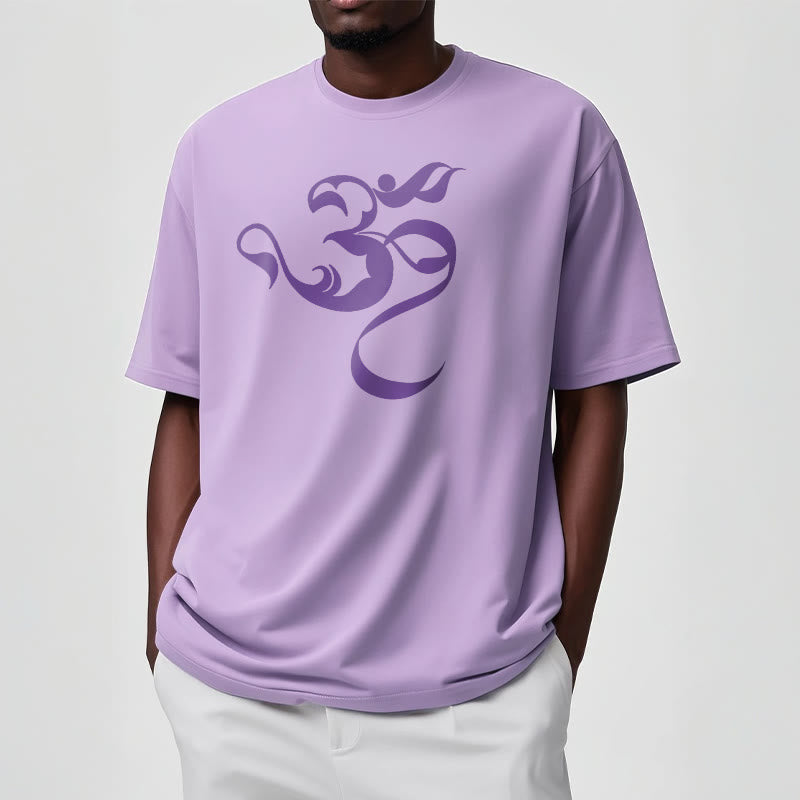 T-shirt en coton avec motif de Buddha Stones Om - image 15