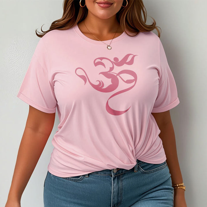 T-shirt en coton avec motif de Buddha Stones Om - image 17
