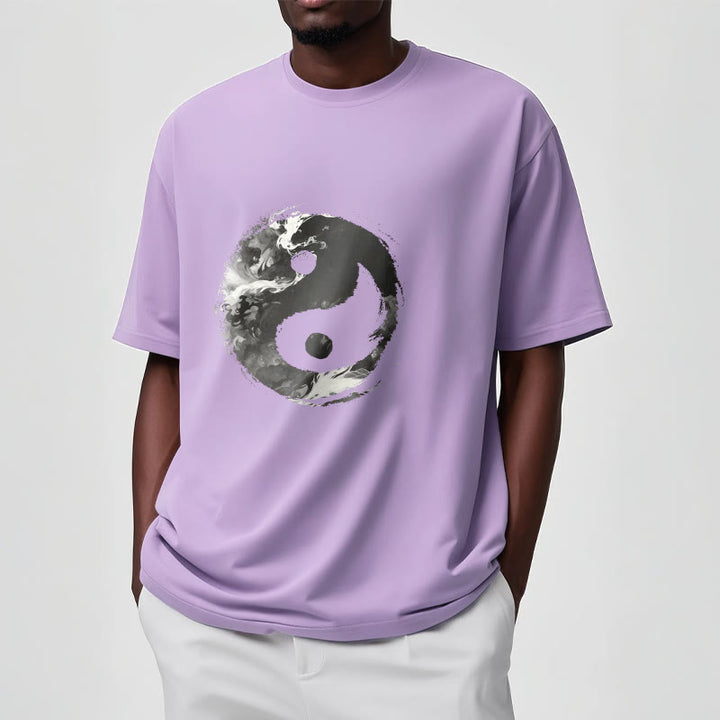 T-shirt en coton avec Buddha Stones Yin Yang - image 17