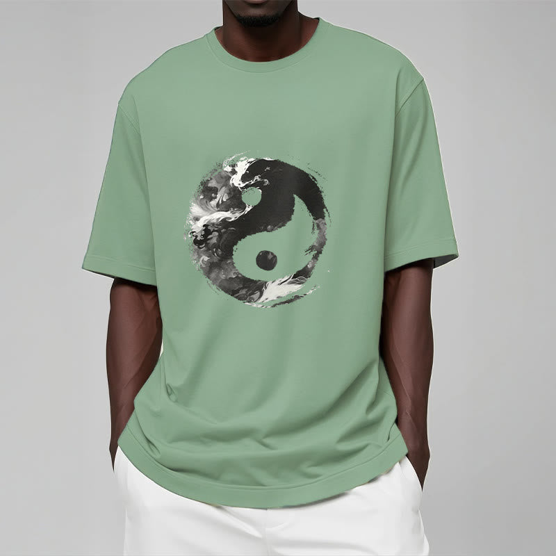 T-shirt en coton avec Buddha Stones Yin Yang - image 15