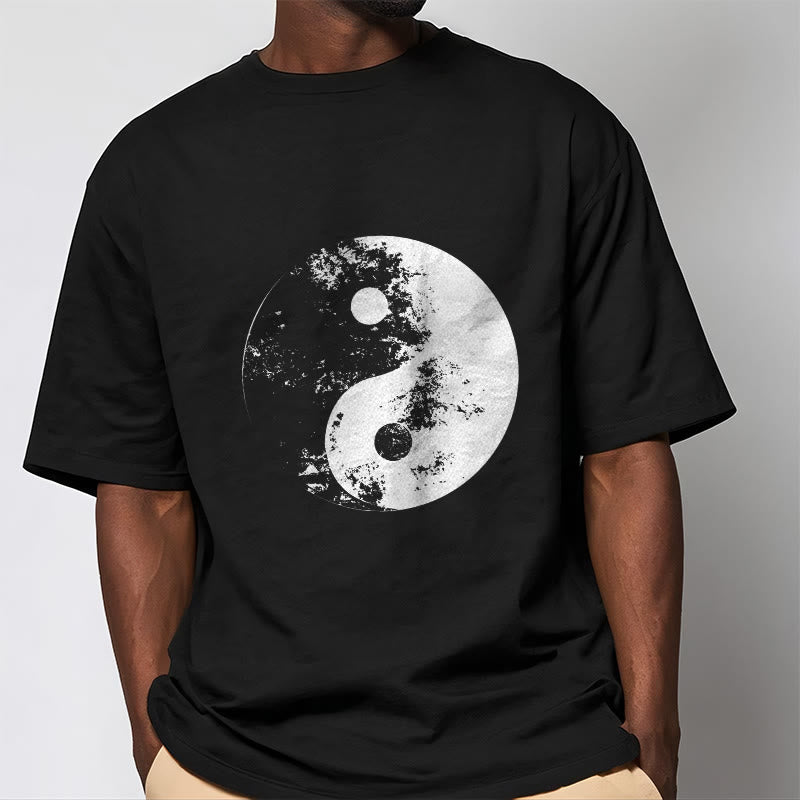 T-shirt en coton à motif de Buddha Stones Yin Yang Tai Chi - image 7