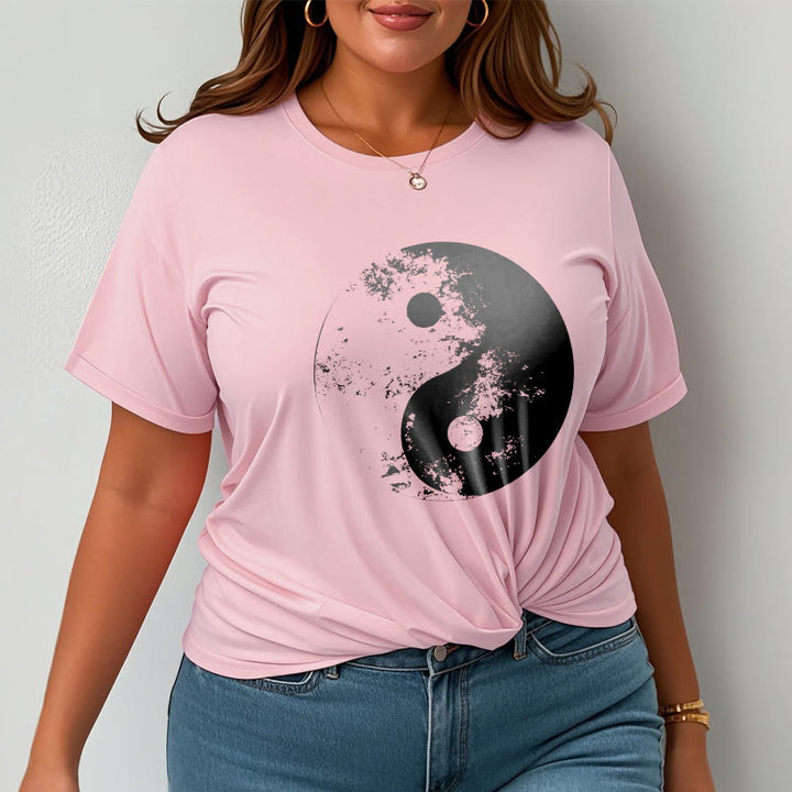 T-shirt en coton à motif de Buddha Stones Yin Yang Tai Chi - image 20