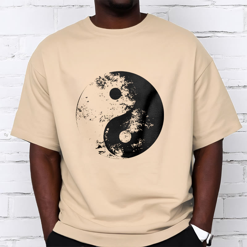 T-shirt en coton à motif de Buddha Stones Yin Yang Tai Chi - image 14