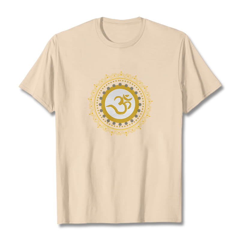 T-shirt en coton à motif mandala avec Buddha Stones - Bisque - 2XL - image 13