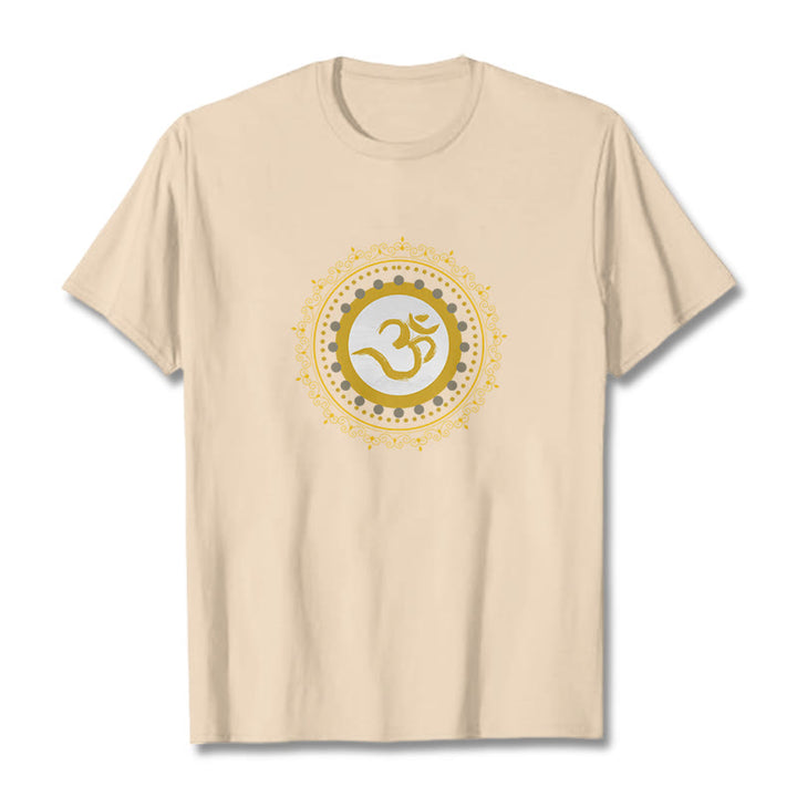 T-shirt en coton à motif mandala avec Buddha Stones - Bisque - 2XL - image 13