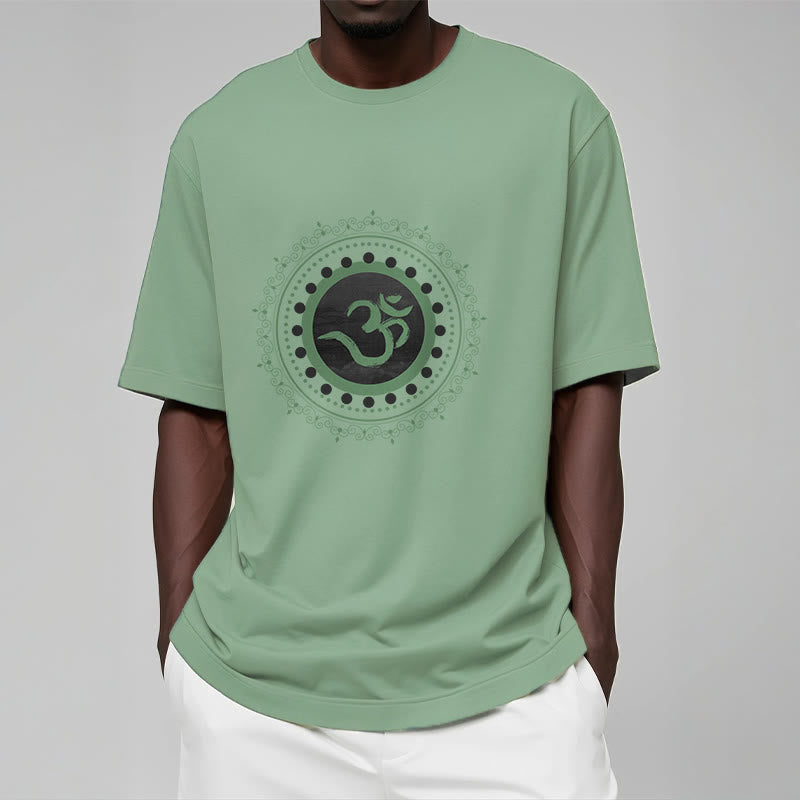 T-shirt en coton à motif mandala avec Buddha Stones - image 20