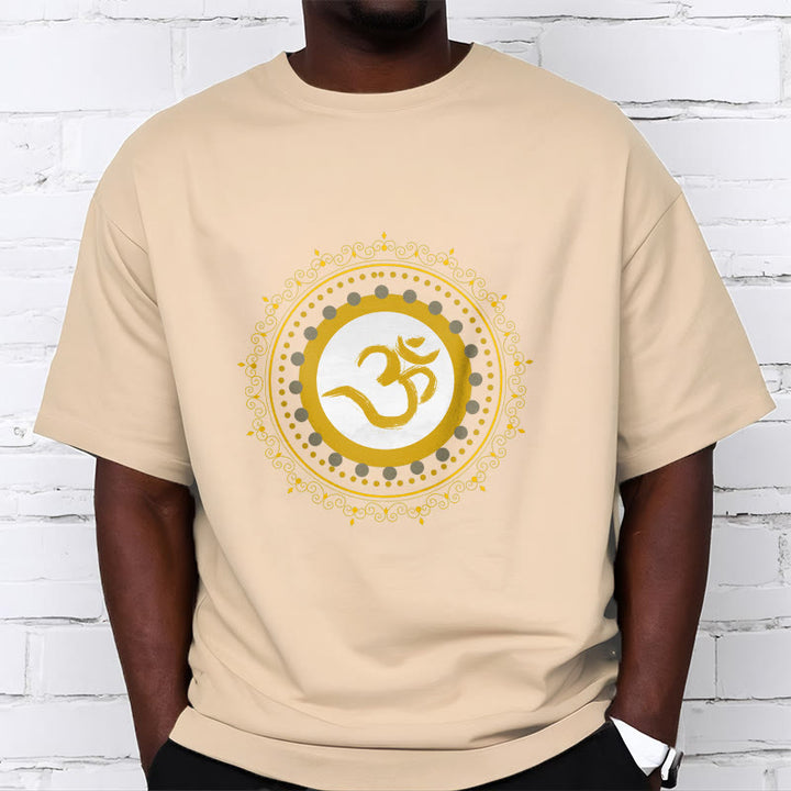 T-shirt en coton à motif mandala avec Buddha Stones - image 15