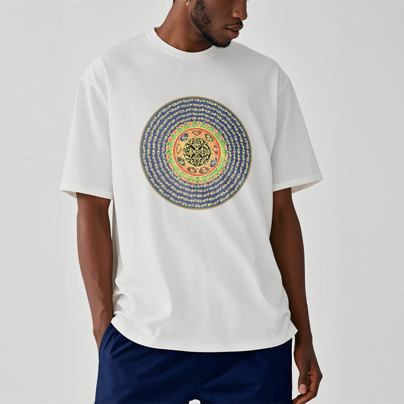 Buddha Stones 108 Om Mani Padme Hum Mantra Sanskrit T-shirt - image 5