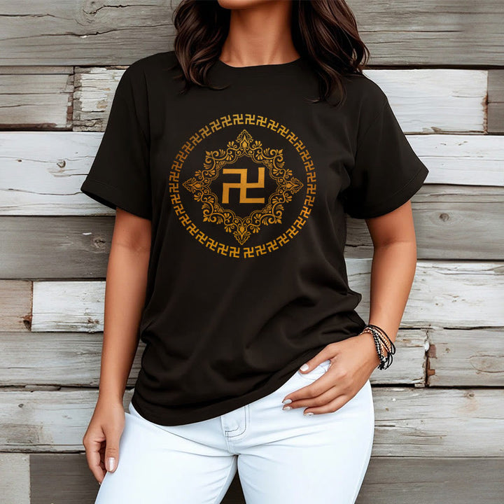 T-shirt avec croix gammée et Buddha Stones - image 8