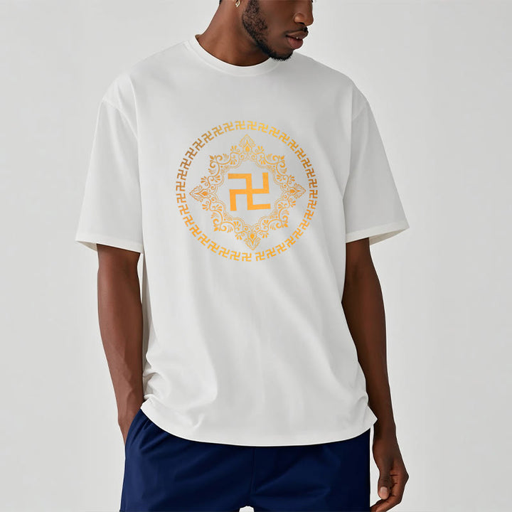 T-shirt avec croix gammée et Buddha Stones - image 2